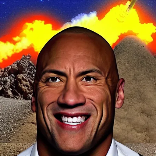 prompthunt: dwayne the rock johnson's face on the body of a kangaroo