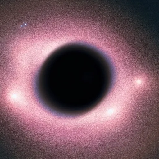 Image similar to first ever photo of a real black hole