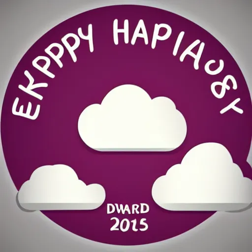 Image similar to happy cloud app logo, digital art, award winning