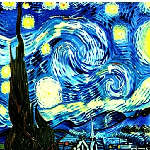 Prompt: a beatiful painting by van gogh