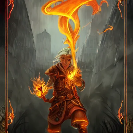 Image similar to flamekeeper. epic fantasy