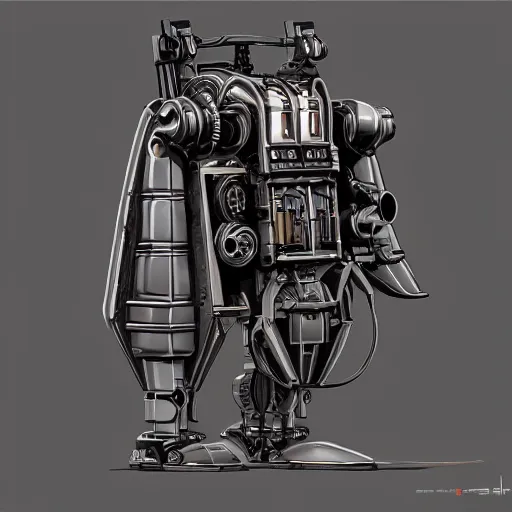 Prompt: painting of a steampunk scifi tech hardsurface, symmetric form exploration, big medium small, artstation, concept art, syd mead