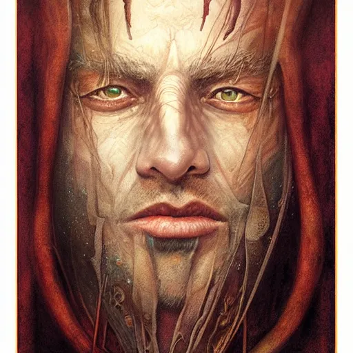 Prompt: Portrait of a King, illustration by Michael Whelan, by Brian Froud, fantasy art, visionary art, acrylic painting, smooth blending, tone mapping
