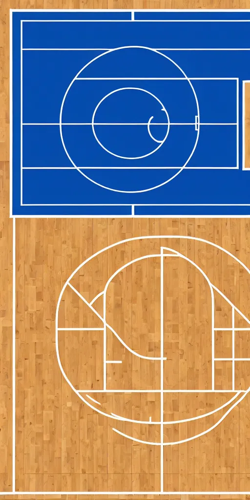 Image similar to basketball court blueprint