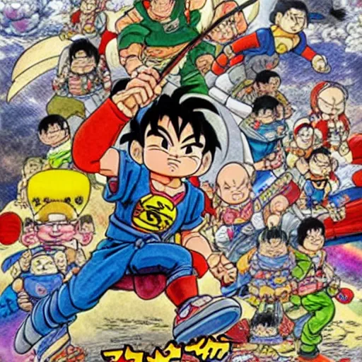 Image similar to akira toriyama art