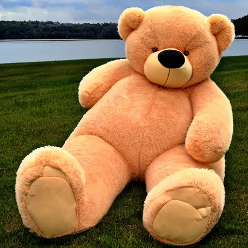 Prompt: my six hundred pound teddy bear life