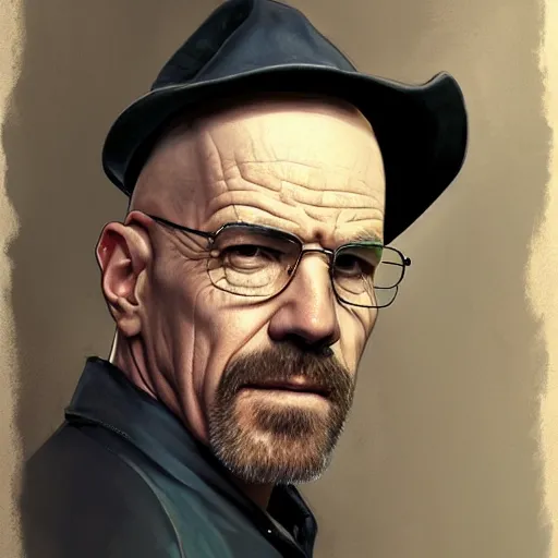 Image similar to a masterpiece portrait of mike from breaking bad. very detailed eyes. intricate, elegant, highly detailed. trending on artstation, digital art, by stanley artgerm lau, wlop, rossdraws, james jean, andrei riabovitchev, marc simonetti, yoshitaka amano