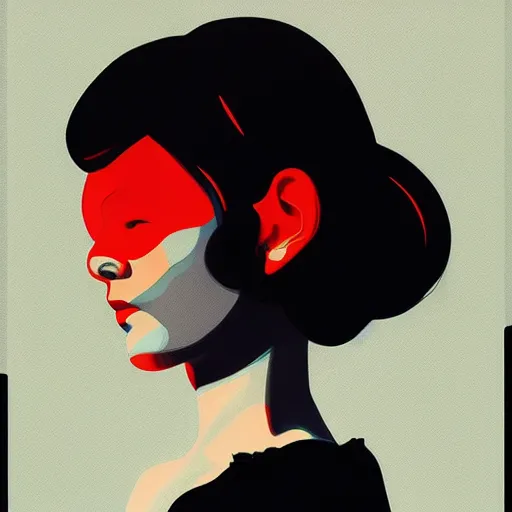 Image similar to portrait by james jean by ilya kuvshinov kintsugi