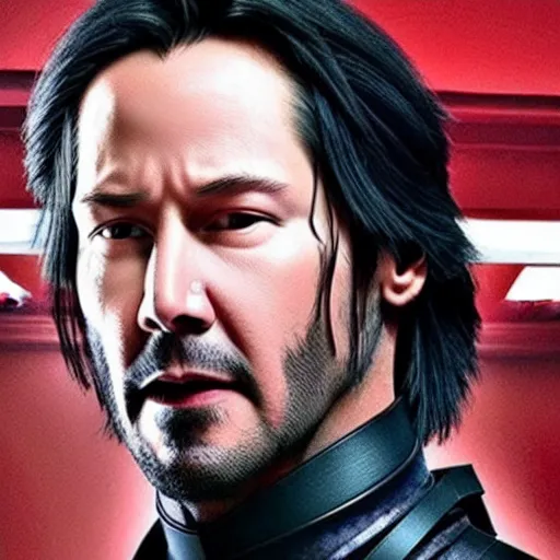 Image similar to keanu reeves as x men wolverine, marvel movie