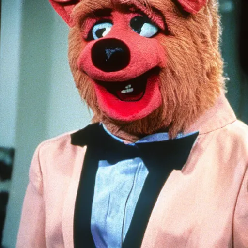 Image similar to donald trump cast as alf, still from alf 1 9 8 6, 8 k, high detail,