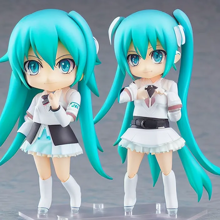 Image similar to hatsune miku, an anime nendoroid of hatsune miku, figurine, detailed product photo