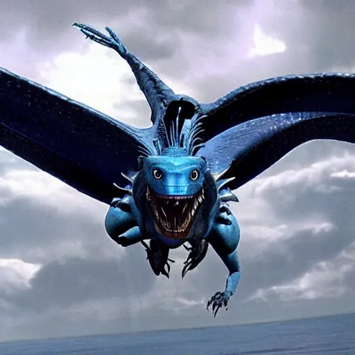 Prompt: flying creature from james cameron's avatar