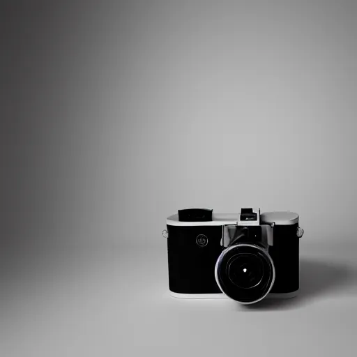 Image similar to a leica picture of a black ethnographic object in a white room