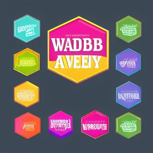 Image similar to web design agency logo vector colourful