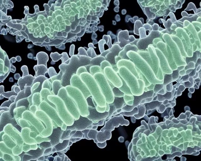 Image similar to a mouth full of bacteria.