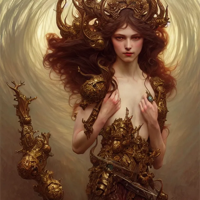 Image similar to one thousand arms, diffuse lighting, fantasy, intricate, elegant, highly detailed, lifelike, photorealistic, digital painting, artstation, illustration, concept art, smooth, sharp focus, art by John Collier and Albert Aublet and Krenz Cushart and Artem Demura and Alphonse Mucha