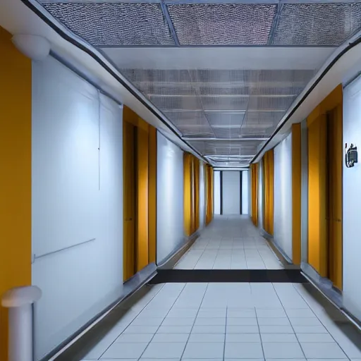 Prompt: an infite hallway