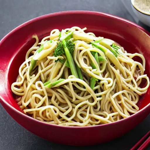 Image similar to Noodles made of metal with onion sauce