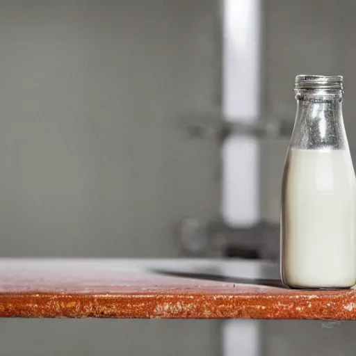 Image similar to bottle of milk inside a jail
