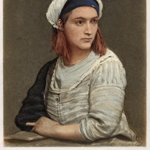 Image similar to a breton woman