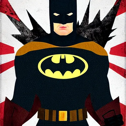 Image similar to batman as captain america