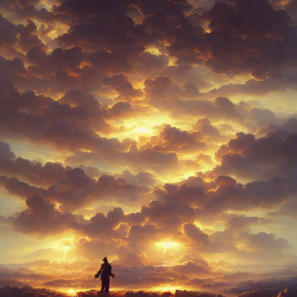 Image similar to a sending down [ of the revelation ] from him who created the earth and the lofty heavens, overdetailed art, by greg rutkowski, by rhads, tornado of flowers, sharp focus