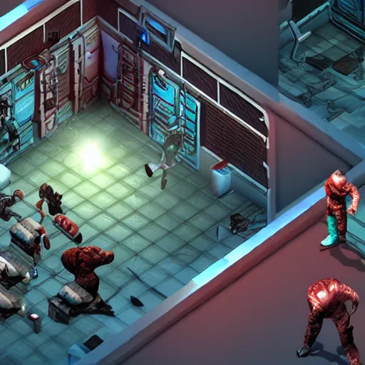 Image similar to isometric Dead Space game