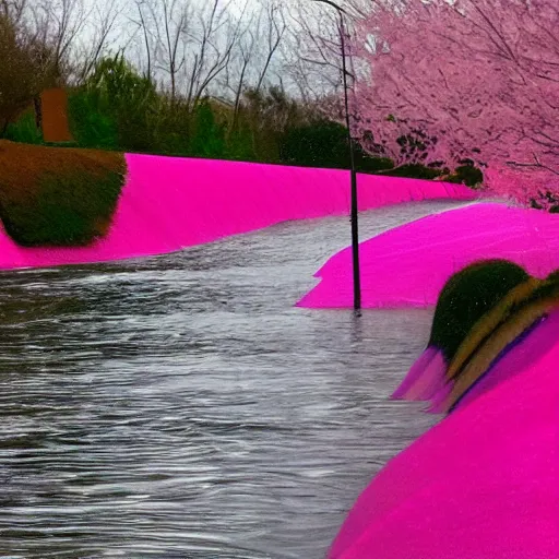 Image similar to pink flood