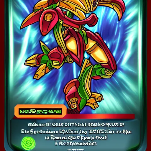 Image similar to metroid as a yu - gi - oh boss monster, card art