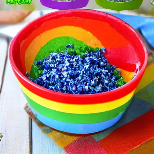 Image similar to rainbow ranch dressing