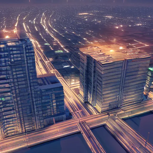 Image similar to Kinshasa as a modern metropolis octane render unreal engine volumetric lighting 4k wallpaper