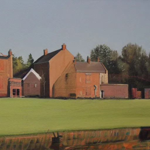 Prompt: a detailed oil painting of hinxton