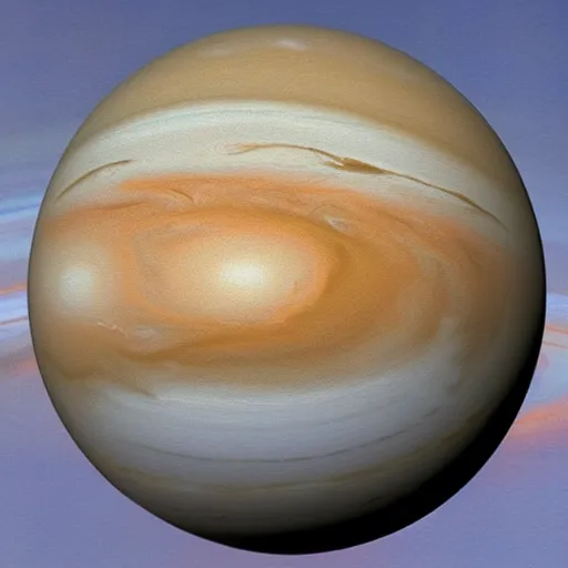 Prompt: gas giant, perfectly spherical, detailed, nasa