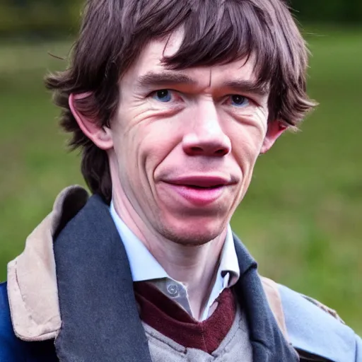 Prompt: Rory Stewart as a Hobbit