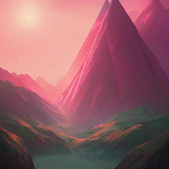 Image similar to pink triangle, by sylvain sarrailh, rossdraws, ambient light, ultra detailed, fantasy artwork, 8 k, volumetric lighting, trending on artstation, award winning, beautiful scenery, very very very very very very very beautiful.