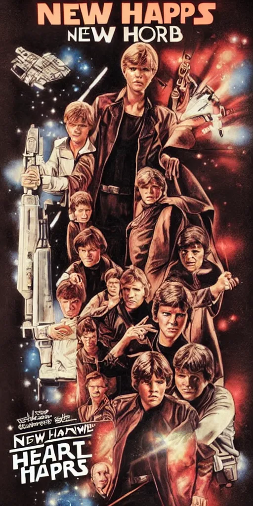 Image similar to variant of a new hope poster