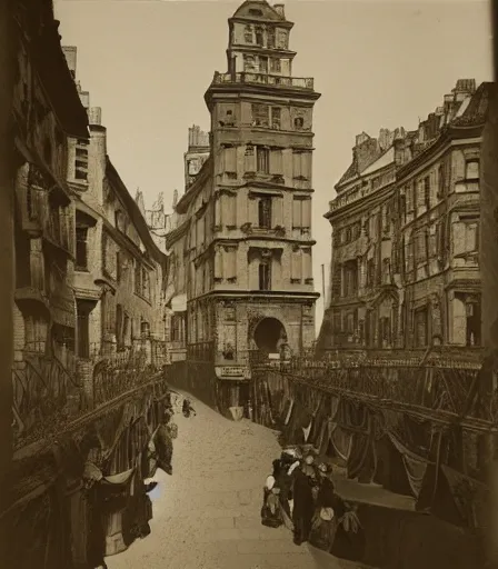 Prompt: high quality high detail photograph by by eugene atget, hd,