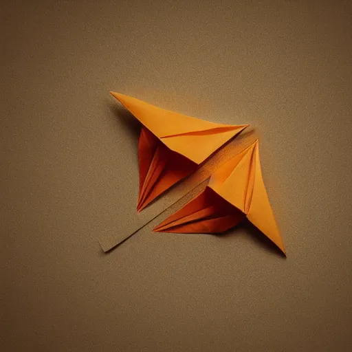 Prompt: an award winning origami, macro photography, ambient light