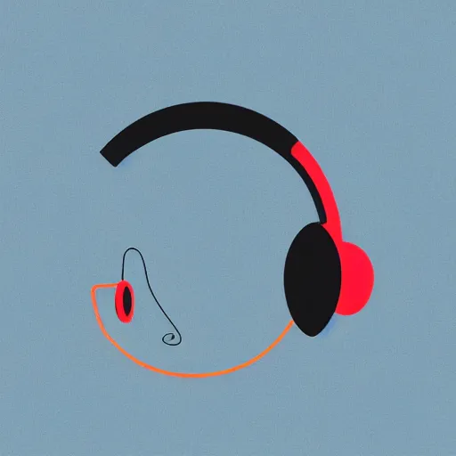 Image similar to a bird wearing headphones