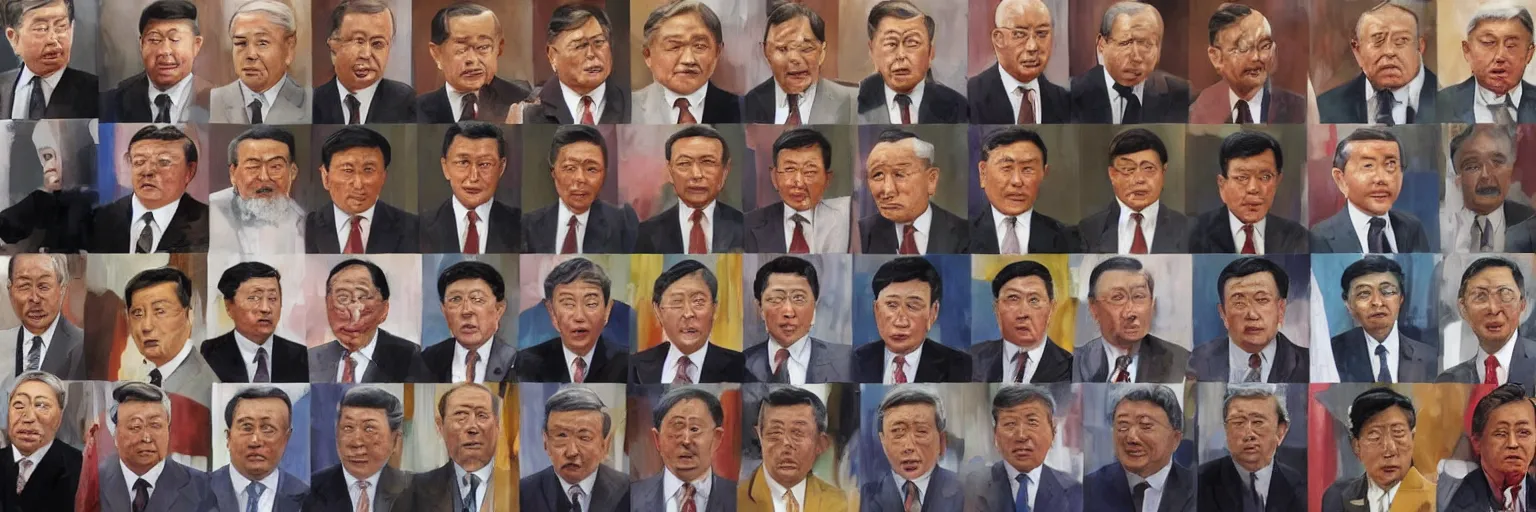 Image similar to picture of supreme leaders