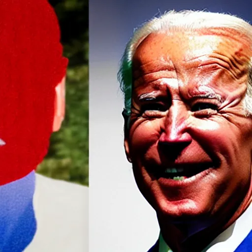 Image similar to joe biden made out of jello