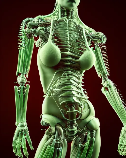 Prompt: raw bw 3 d redshift render jelly body detail of mechanical female vegetal - cyborg, beautiful insanely detailed, digital art, octane render, 8 k artistic photography, photo - realistic, unreal engine