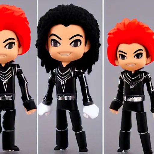 Image similar to single michael jackson, michael jackson, black panther, michael jackson, michael jackson, michael jackson, michael jackson, michael jackson, ( ( ( mickey mouse ) ) ), nendroid, stephen bliss style