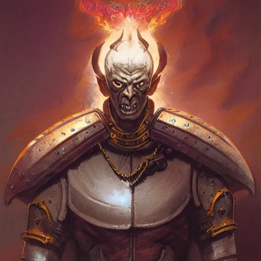 Image similar to ( ( ( head and shoulders portrait of a gaunt noseless yellow - skinned bald githyanki warrior in a breastplate, wielding a magical silver greatsword ) ) ), greg rutkowski, frank frazetta, alexandre chaudret, boris vallejo, michael whelan, miro petrov, magali villeneuve, donato giancola, d & d