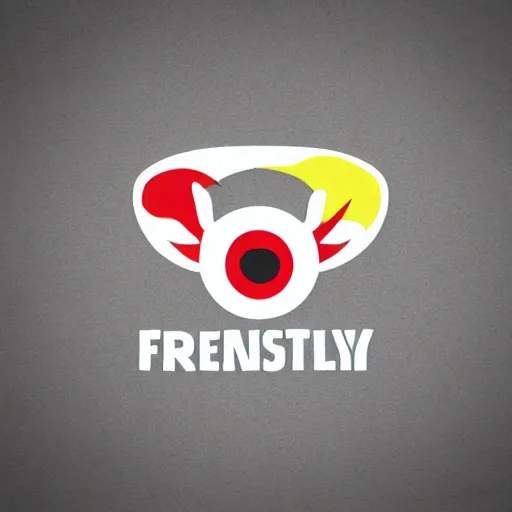 Image similar to logo for friendly monster, modern, minimalist, colorful