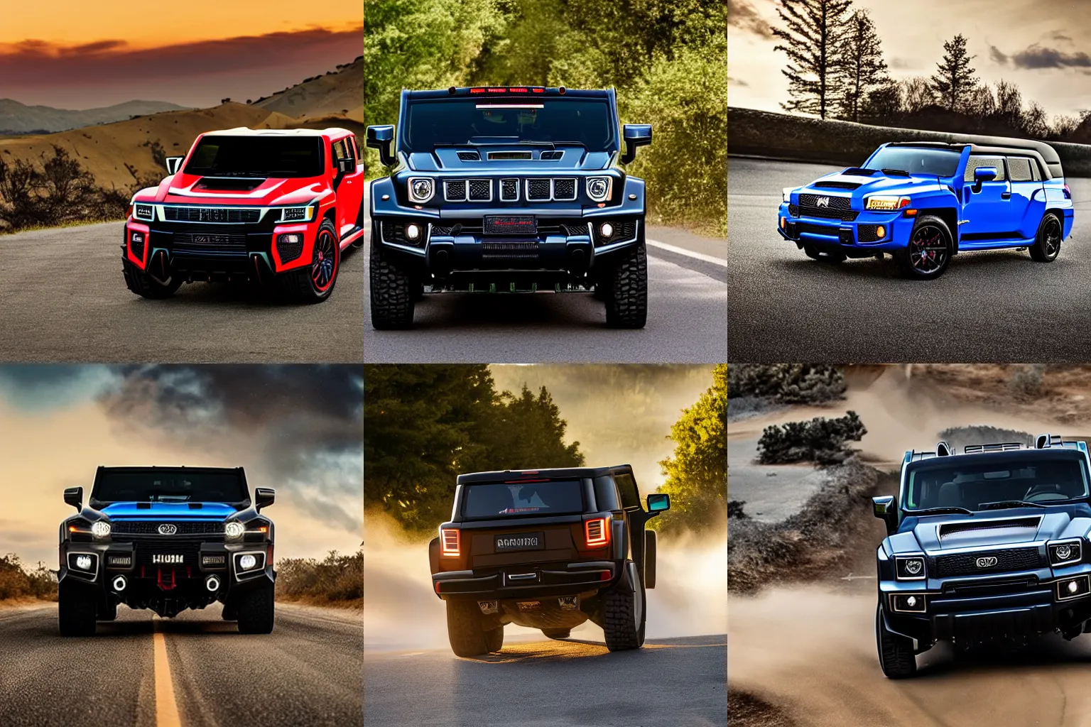 Prompt: 2019 WRX hummer