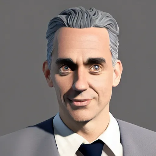 Prompt: Jordan Peterson as a disney character, 3d render, beautiful lighting, octane render