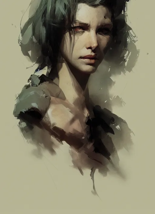 Image similar to portrait of Anna Millerstone, dramatic lighting, illustration by Greg rutkowski, yoji shinkawa, 4k, digital art, concept art, trending on artstation