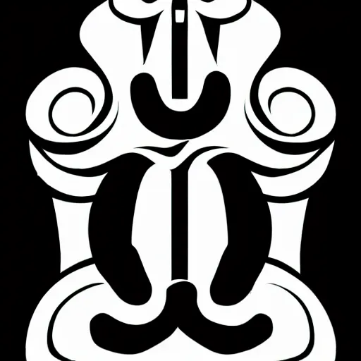 Prompt: a cute chtulhu, sharp, symmetry, logo