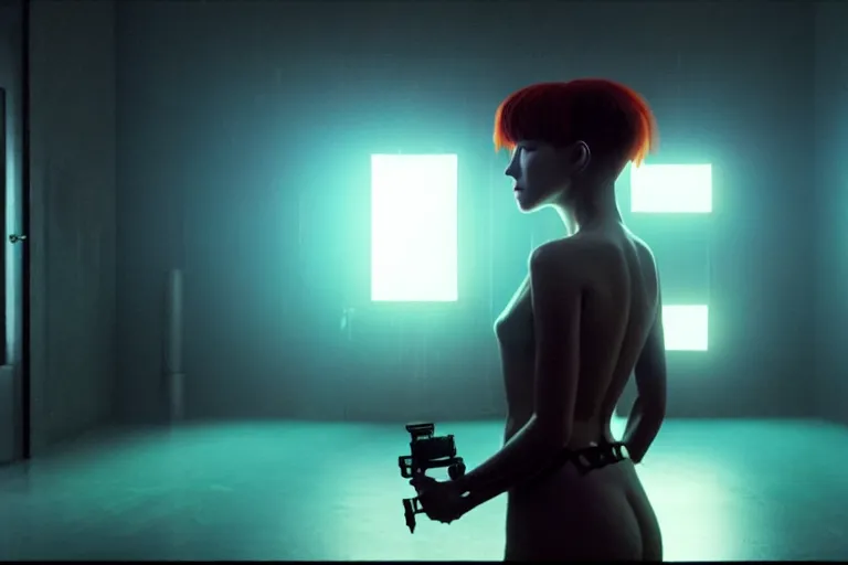 Image similar to vfx film, love death and robots, flat color profile low - key lighting award winning photography arri alexa cinematography, hyper real photorealistic cinematic, atmospheric cool colorgrade